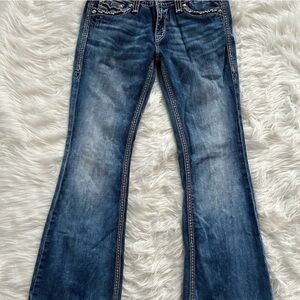 Rock Revival Abbie Mid Rise Flare Jeans